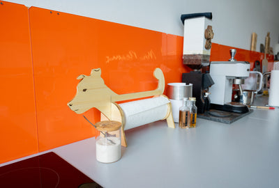 Küchenrollenhalter aus Holz