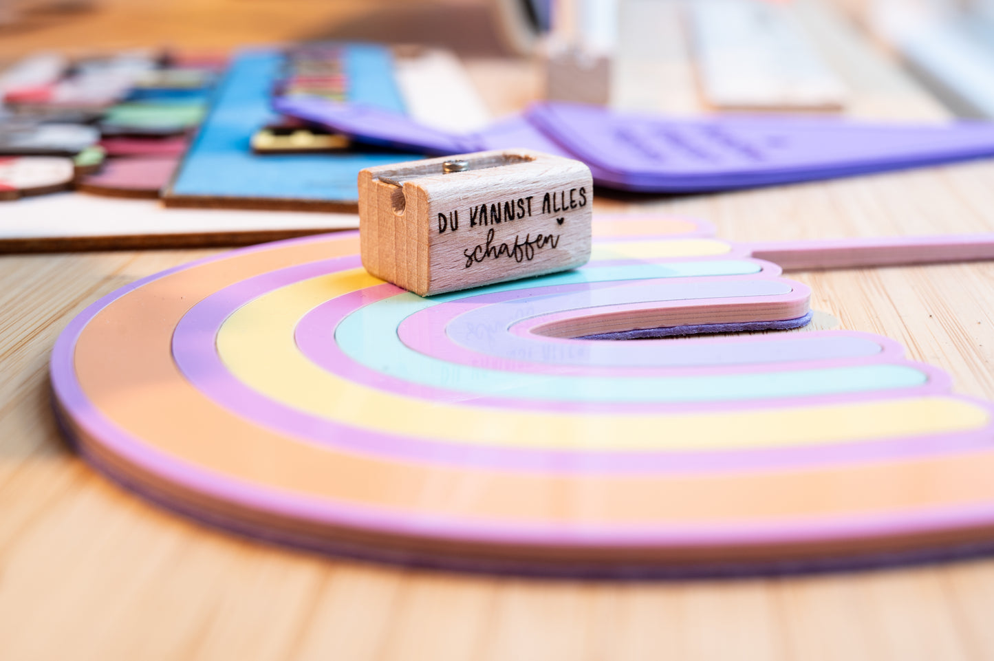 Mr Beam sharpeners, wood, pack of 24