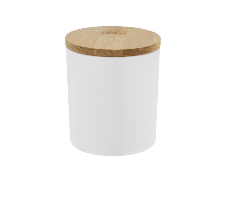 Mr Beam candle jar with bamboo lid (various sizes and colors)