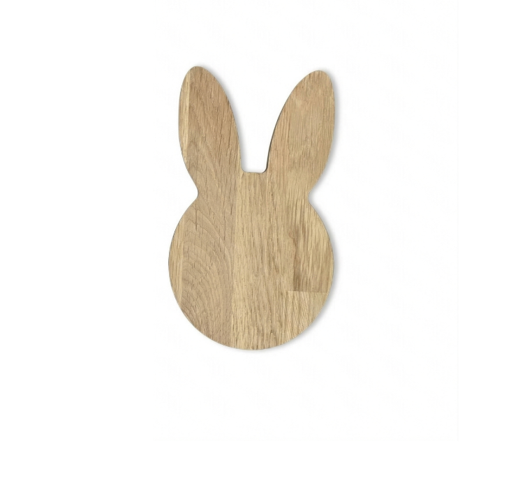 Mr Beam Hasenbrettchen, handmade (Eiche/Buche)
