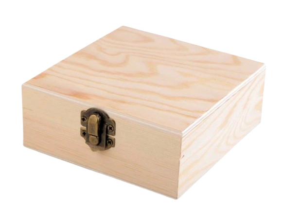 Mr Beam Holzbox, 12x12x5cm, quadratisch