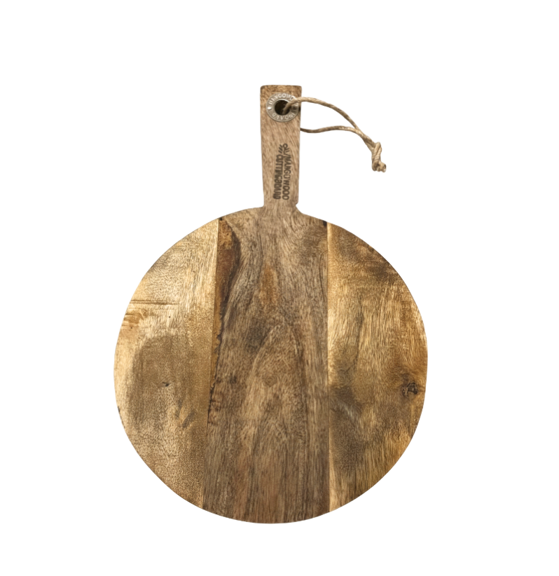 Mr Beam Deko Serviertablett, Mangoholz, 28cm