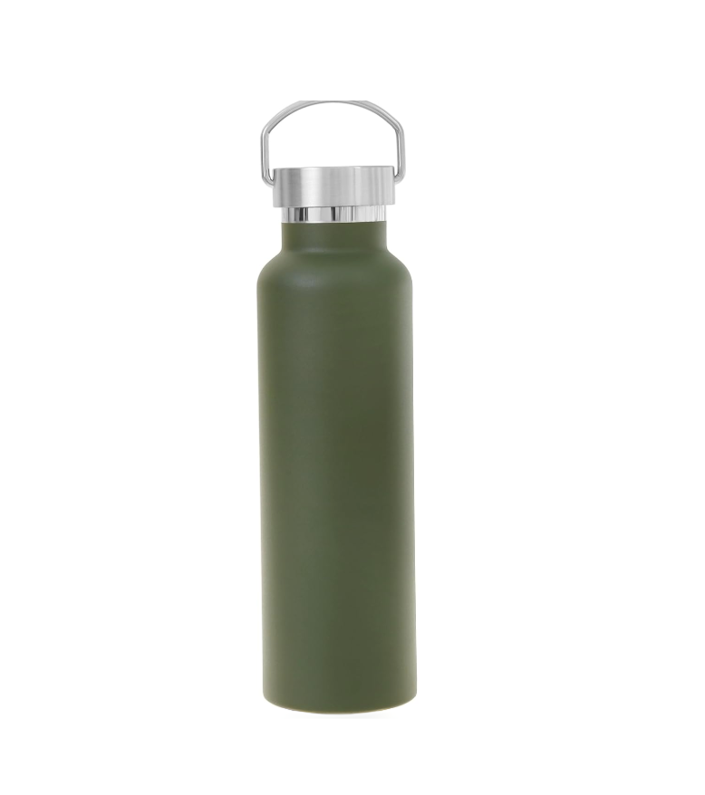 Mr Beam drinking bottle, stainless steel, green, 600ml
