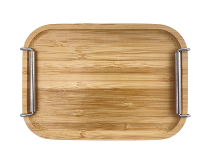 Mr Beam Edelstahl Lunchbox mit Bambus-Deckel