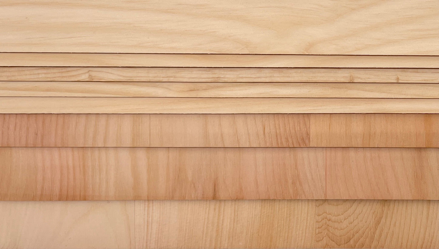 Mr Beam Holz-Set Vollholz Zirbe