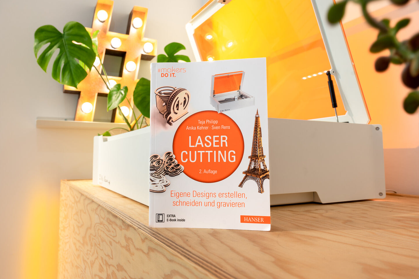 Buch: Lasercutting - Eigene Designs erstellen, schneiden und gravieren
