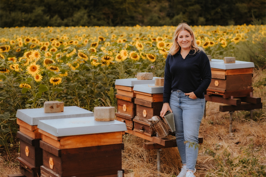 #beamies - Beekeeper Sabrina supplies us with beeswax