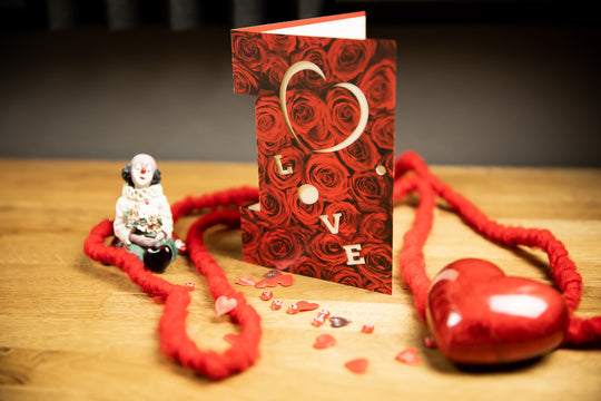 Eigene Valentinskarte basteln - Liebe zum Aufklappen