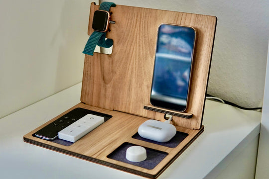 Build your own mobile phone charging station out of wood