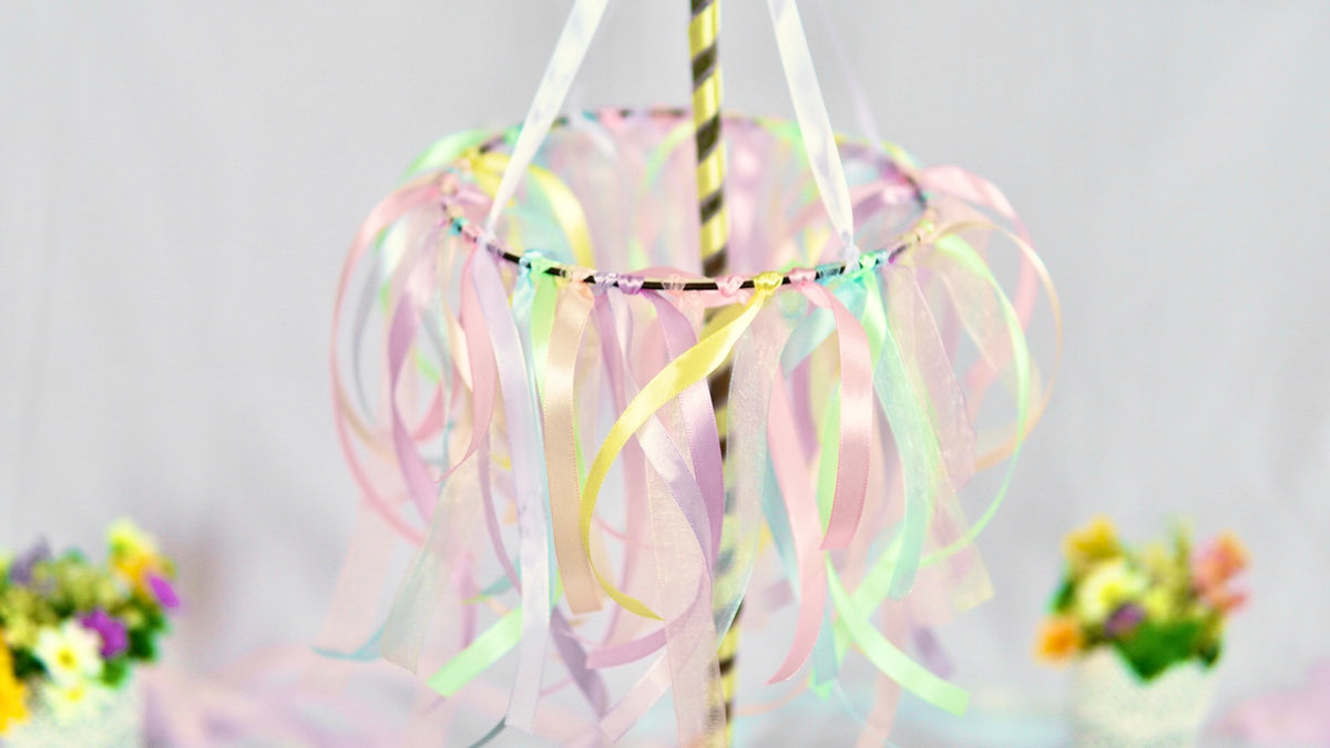 Make May decorations ️ A maypole tutorial – Mr Beam Lasers