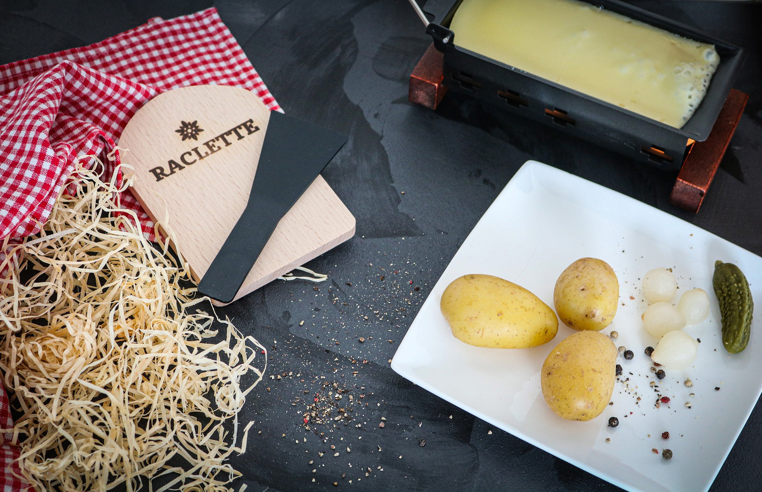 Silvesterbrauch Raclette