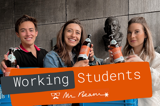 Meet the Team - working students at Mr Beam