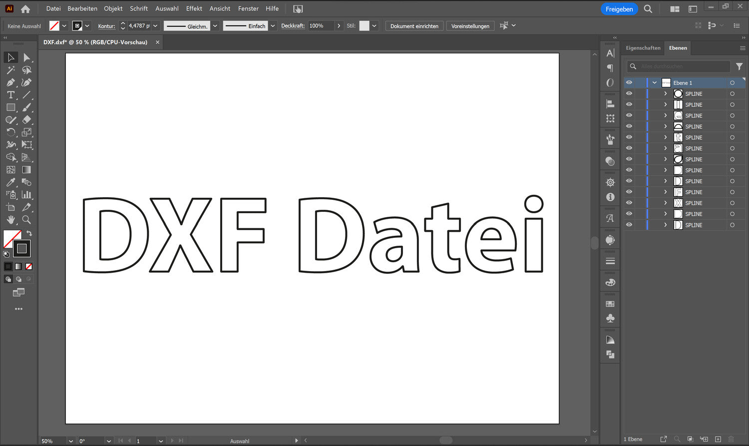 DXF Datei