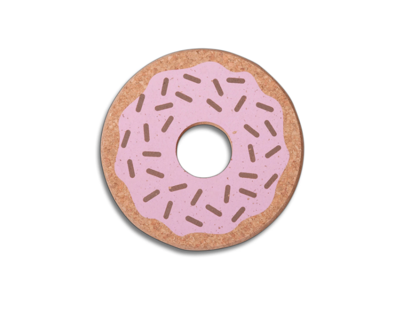 Mr Beam Topfuntersetzer Kork, “Donut”, 2er Pack