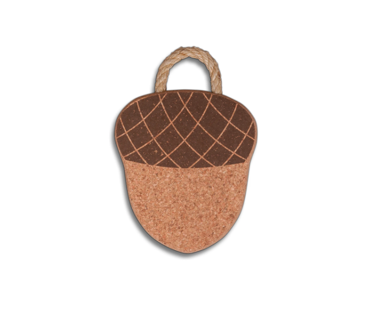 Mr Beam Topfuntersetzer Kork, “Eichel”, 2er Pack