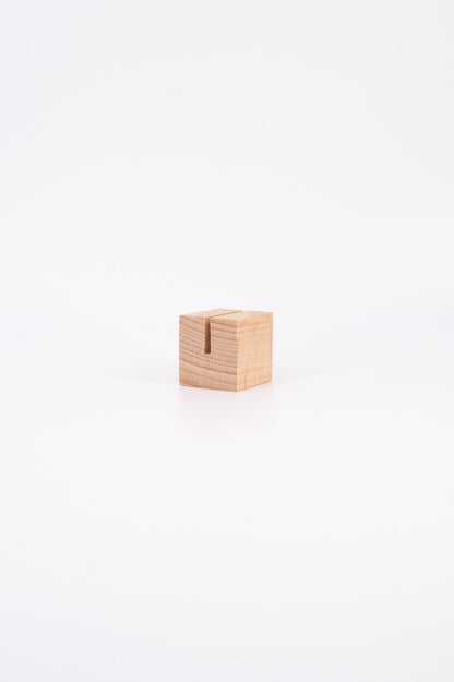Mr Beam Kartenhalter "mini", Buche, 3x3x3cm (48er Pack)