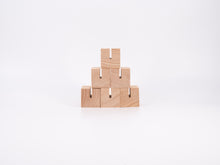 Load image into Gallery viewer, Mr Beam &amp;quot;mini&amp;quot; card holder, wood, 3x3x3cm (pack of 24)
