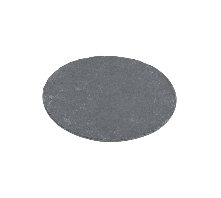 Mr Beam Schiefer Platte, rund, 20cm, 2er Pack
