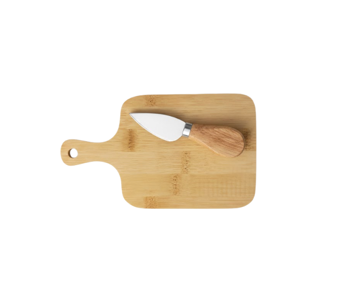 Mr Beam cheese board, bamboo with knife, 20x13cm