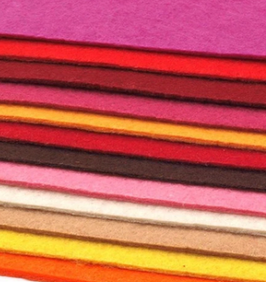 Mr Beam Filz Set, 20x30cm, 2,5mm, 12er Pack (verschiedene Farbsets)