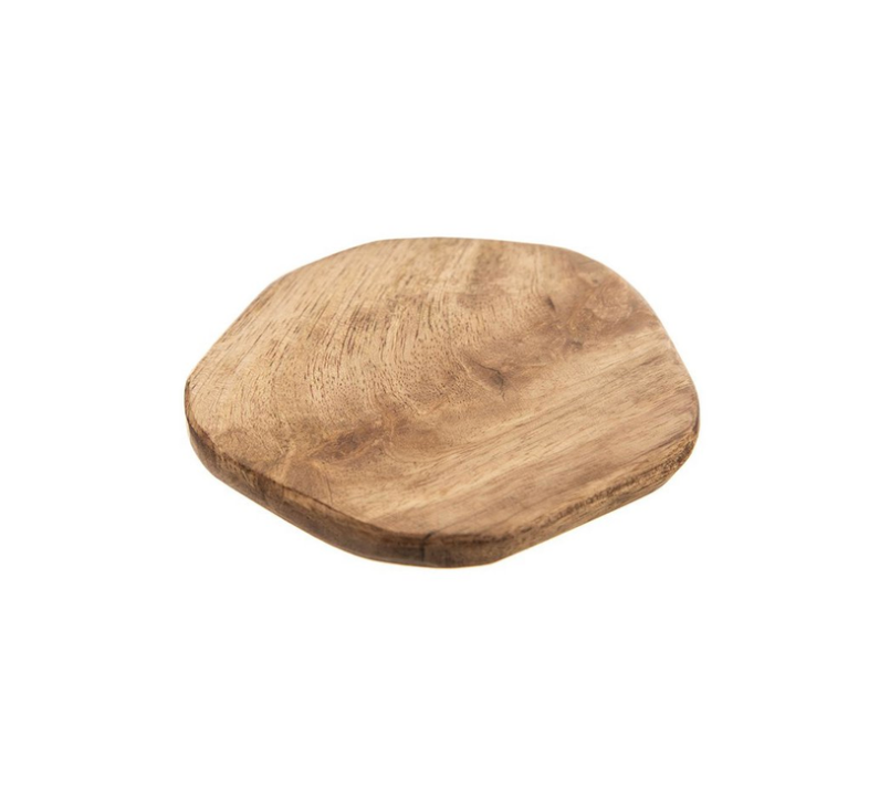 Mr Beam Untersetzer, rund, Mangoholz, 10cm, 4er Pack