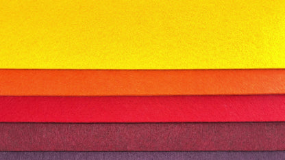Mr Beam Acryl Filz, 3mm, A3, verschiedene Farben (je 5 Stück)