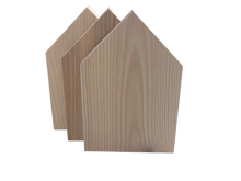Load image into Gallery viewer, Engraving blank wood house (different types of wood)
