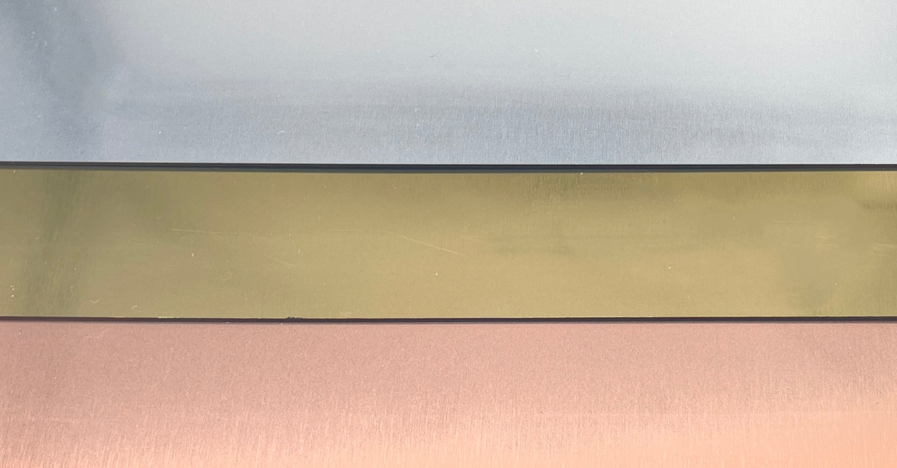 Mr Beam Schilder Material Acryl Sparpaket (gold/silber/kupfer)